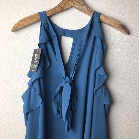 Miss Chievous Women's cold shoulder top Small NWT - Picture 7 of 7